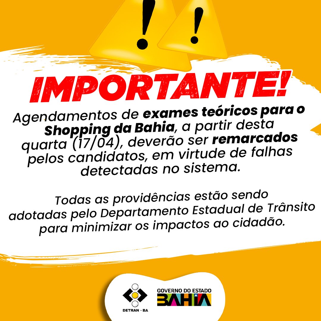 Detran Bahia tweet media