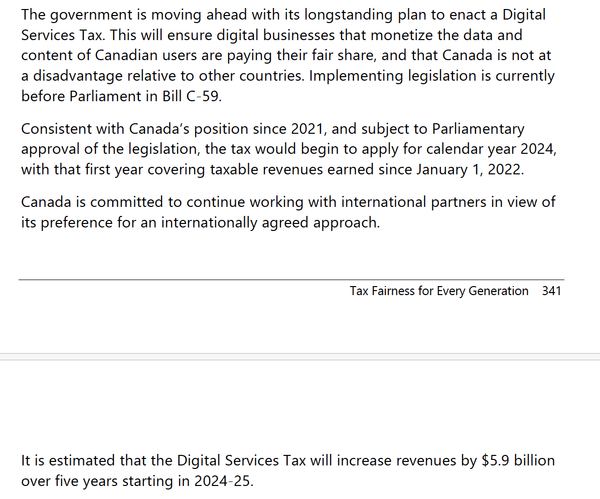 Government again says the digital services tax (DST) will take effect this year. Anticipating generating billions in revenue primarily from tech companies.