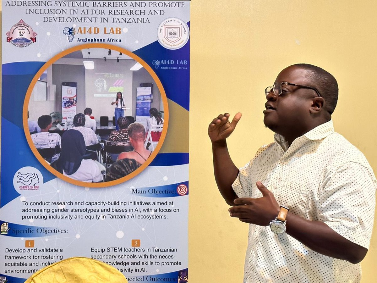 📍Mwanza, Tanzania

Dr. Fredrick Ishengoma  shared his expertise in several branches of Artificial Intelligence (#AI) during a workshop attended by #STEM teachers from selected schools in the Mwanza Region.

Read More: linkedin.com/posts/ai4d-ang…