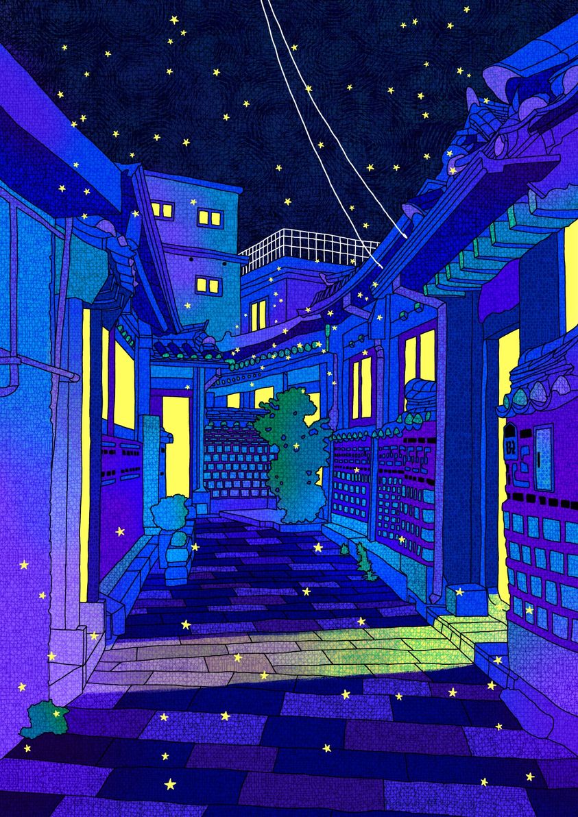 aQuoteAday's tweet photo. A Night In Seoul, Seochon. by Hajin Bae 
서울의 밤, 서촌 (배하진 작가) @hajin_bae https://t.co/n8ZPAHuzEh