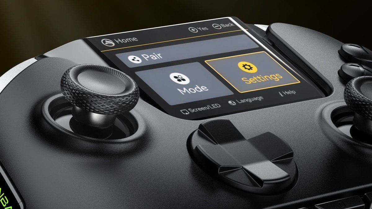 Nintenderos's tweet photo. Nintendo Switch confirma nuevo mando con pantalla integrada - https://t.co/aUYBiyzSTL https://t.co/qhRzywiNq9