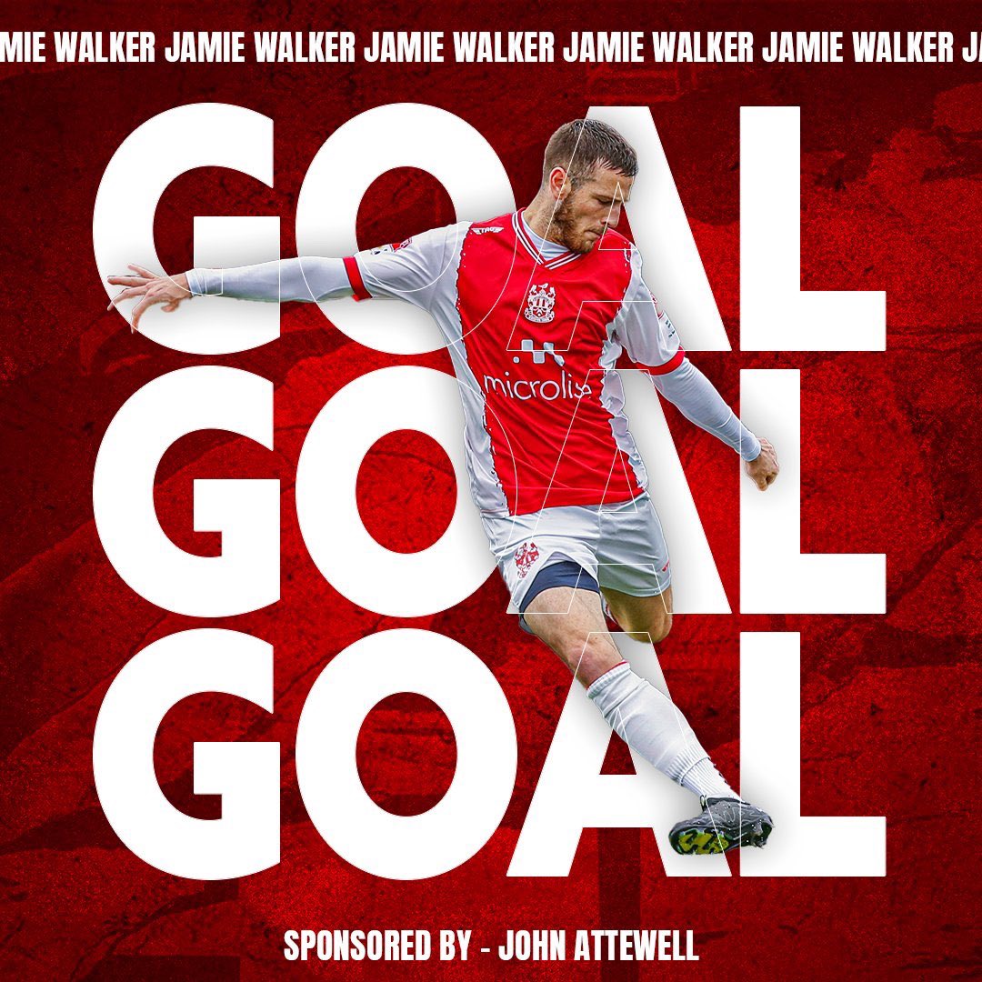 90’ GOOOOOOAAAAAALLL!!!!
Jamie Walker makes no mistake from the penalty spot, sending the goalkeeper the wrong way!

⚫️1-4🔴
#OneTownOneClub