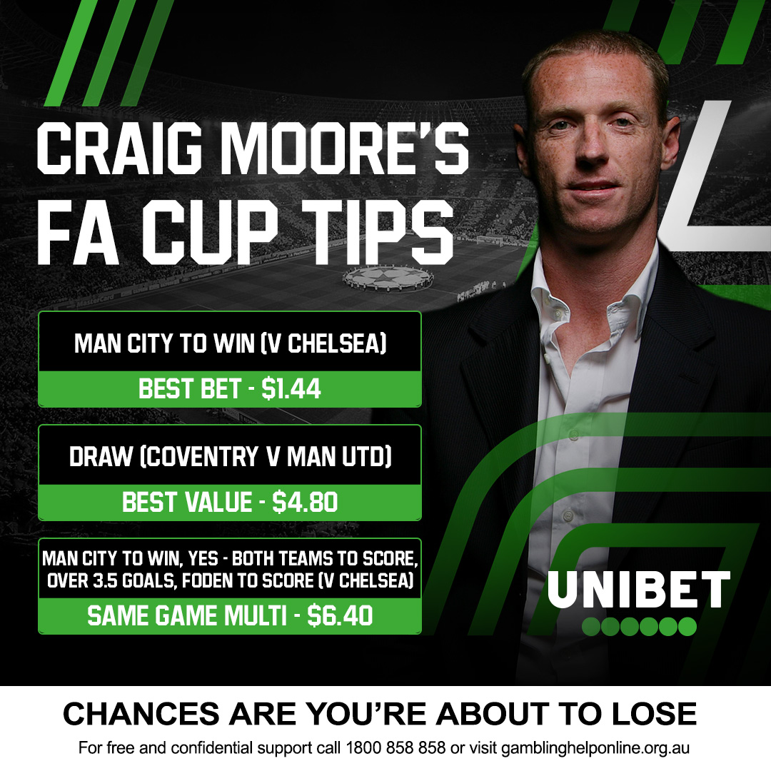 A place in the FA Cup Final 🏆 is on the line and football expert @CraigMoore_18 is expecting a high-scoring semi-final between Manchester City and Chelsea. ⚽️⚽️ Find out who will win in his Best Bets 🤑, see below 👇