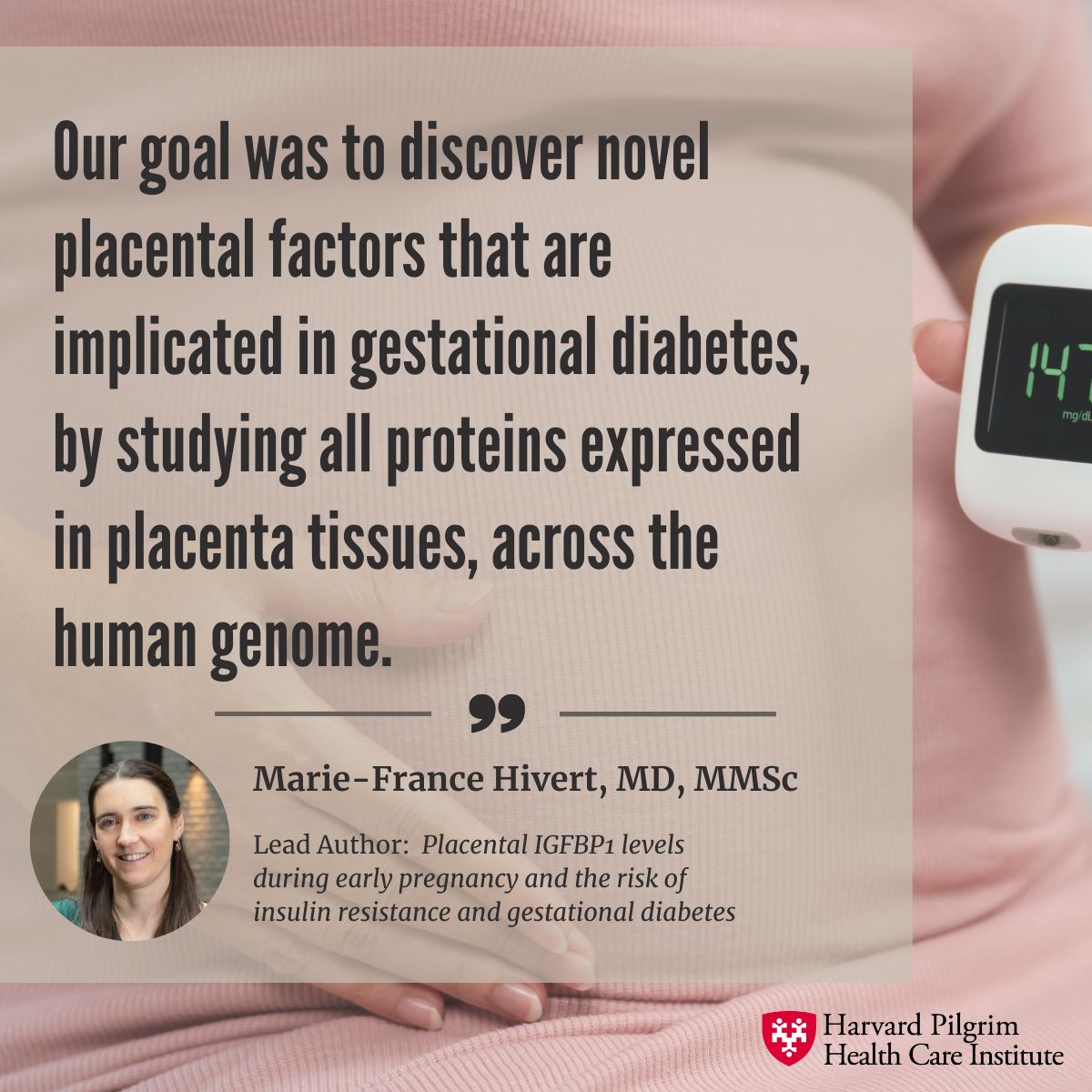 A new study led by @DeptPopMed's @mfhivert has highlighted a potential risk factor for the development of #gestationaldiabetes: a deficit in placental insulin-like growth factor 1 (IGFBP1). Read what they found in @NatureMedicine: 

buff.ly/4498laj