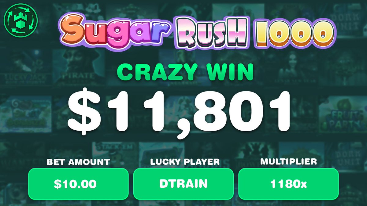 🍬What a crazy win on Sugar Rush 1000 from Dtrain0110! 🍀Try it here - gamdom.com/r/mercy 📹Watch the replay here: replay.pragmaticplay.net/M95fKuzahu