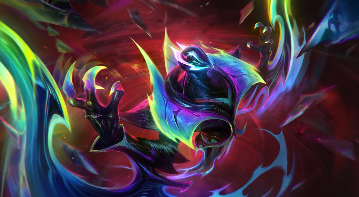 Splash Arts de los próximos aspectos de League of Legends: • Varus Empíreo • Kayle Empírea Prestigiosa • Akali Empírea • Nocturne Empíreo #LeagueOfLegends