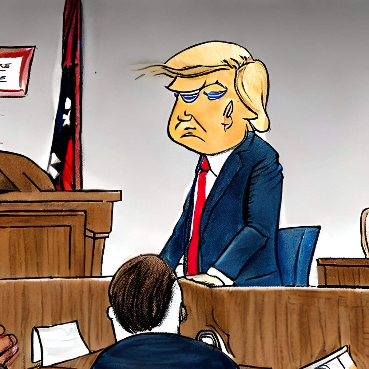 worldviewinai's tweet photo. Will this put voters off Trump?  “#Trump rebuked as hush-money trial judge warns against juror intimidation
” – Guardian  #ai #art #maga #gop https://t.co/1X4BUx0CFo