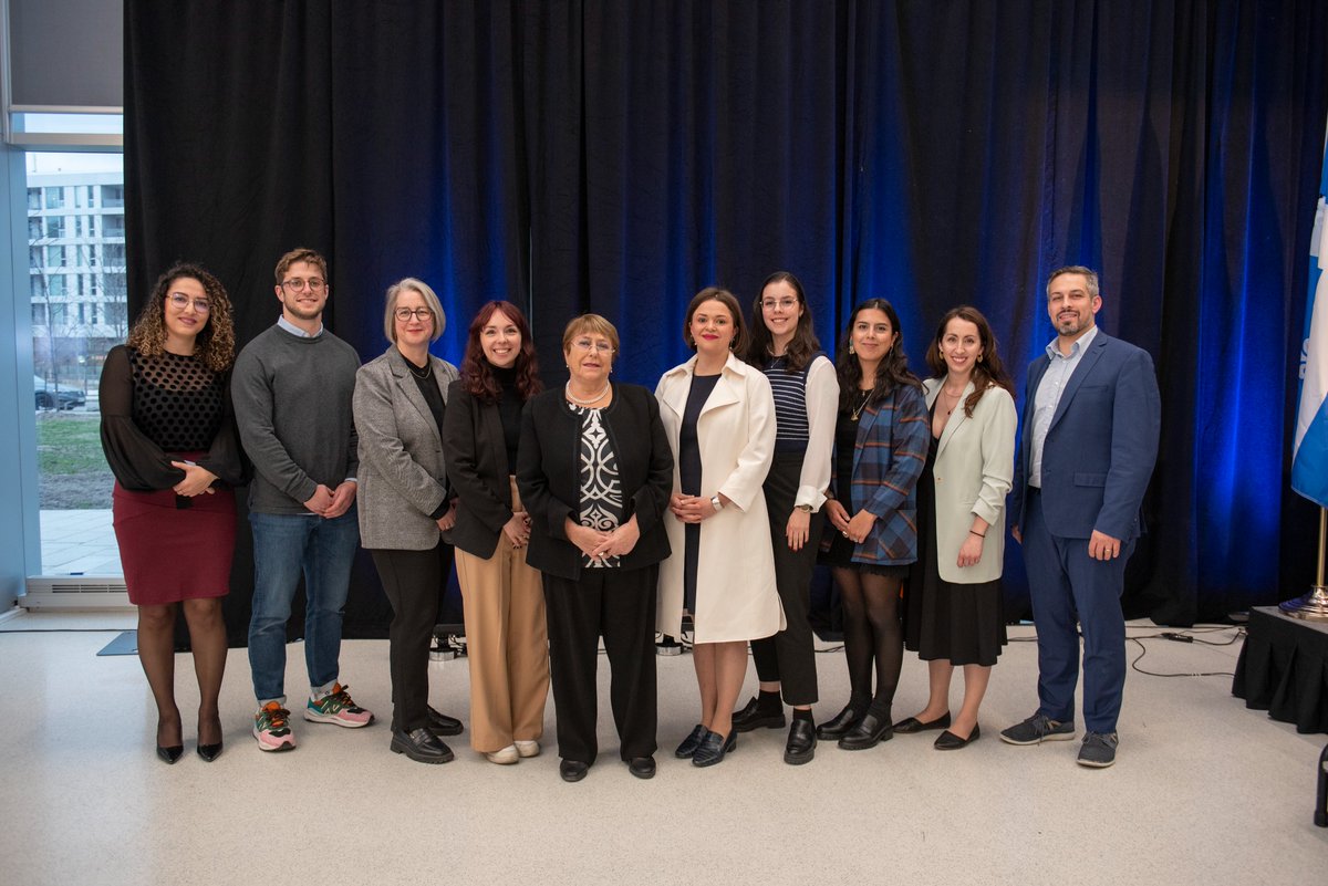 🎉20 ans et des souvenirs plein la tête. Merci à toutes et tous d'avoir célébré cet anniversaire avec nous et avec les mots de Michelle Bachelet, venue à l'@umontreal pour l'occasion ! Mme Bachelet, merci pour votre générosité. 🙏 Longue vie à notre belle communauté !