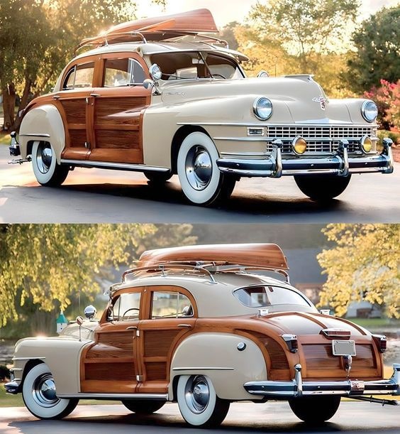 Did you know the 1948 Chrysler Town & Country Sedan was one of the first station wagons ever built? Wood-bodied & ultra-rare, it blurred the lines between luxury car & family hauler! True or False ??