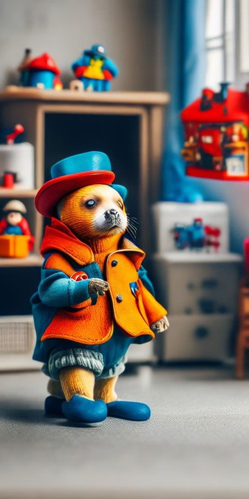 Check out my item listing on OpenSea! opensea.io/assets/matic/0… via @opensea The House of Toys, from the Seal makers. Now you get it? Tony and Jamie turned Seals into toys 🤔 or was that 👉toys into seals? well...they sure know how to do it. #Paddington is ready for adoption🥳