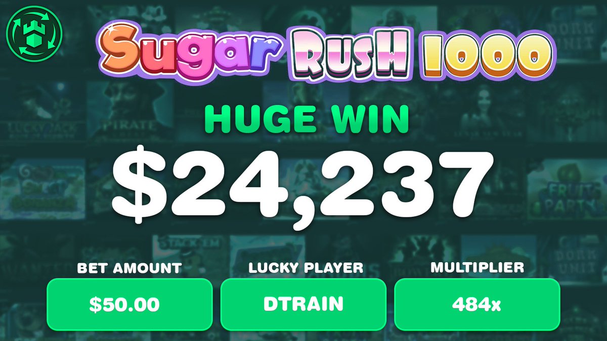 🍬Once again a massive win on Sugar Rush 1000 from Dtrain0110! 🍀Try it here - gamdom.com/r/mercy 📹Watch the replay here: replay.pragmaticplay.net/eg8IvGZaUw