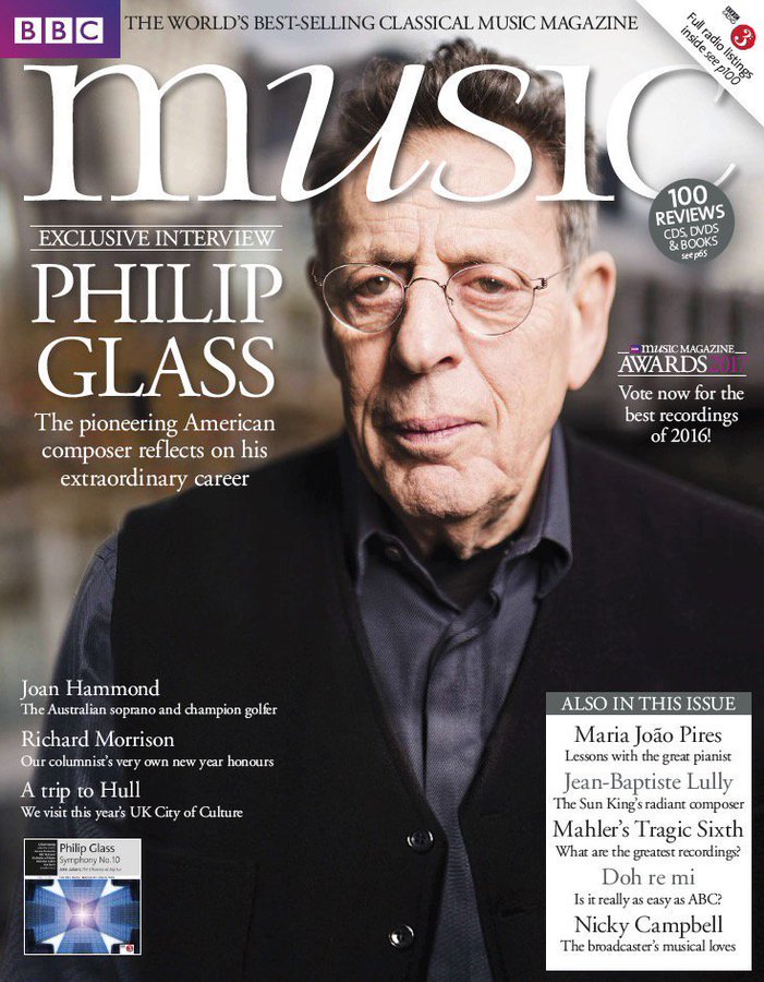 Philip Glass: The Heart Of Glass in BBC MUSIC February 2017 #interview moredarkthanshark.org/eno_int_bbcm-f…