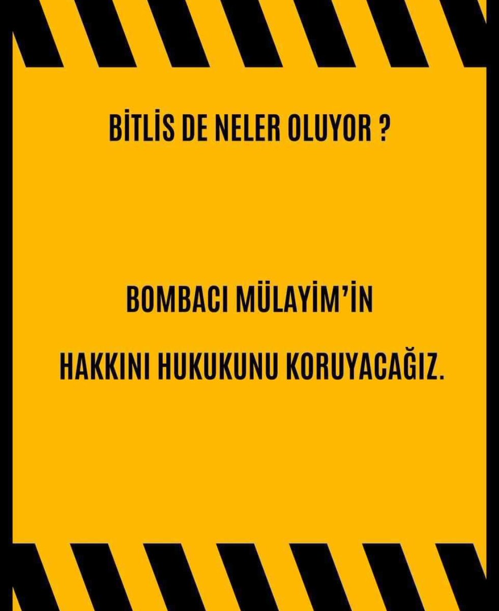 #BitlisdeNelerOluyor
Ey İçişleri bakanı @AliYerlikaya Ey adalet bakanı bu rezaleti açıklığa kavuşturun, polisler bu hukuksuzluğu kabul etmiyor, bir kere de olsun gariban polisin hakkını savunun, adaleti savunun