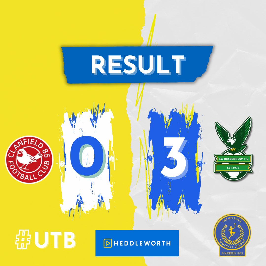 SCInkberrowFC's tweet photo. FULL TIME | 🟡🔵
Goals from JHP, Emblem & Brown are enough to book our place in the final!🔵🟡
Thank you to the travelling supporters 👏
#UpTheBerrow | #ThankYouSupporters | #12MC 🦅 https://t.co/XU6gbMebso