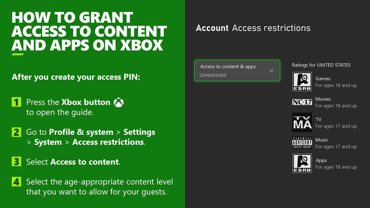 We’re sure you have an impressive game collection. But perhaps you want to filter out what guests can see on your Xbox. Learn how: msft.it/6019Y6fz1