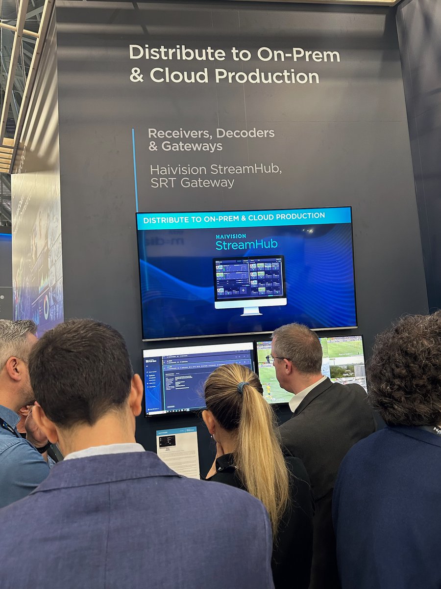 Come by booth W2612 at the #NABShow to see #Haivision #StreamHub in action and learn how you can level up your next broadcast with our award-winning receiver and decoder: haivision.com/products/strea… @NABShow