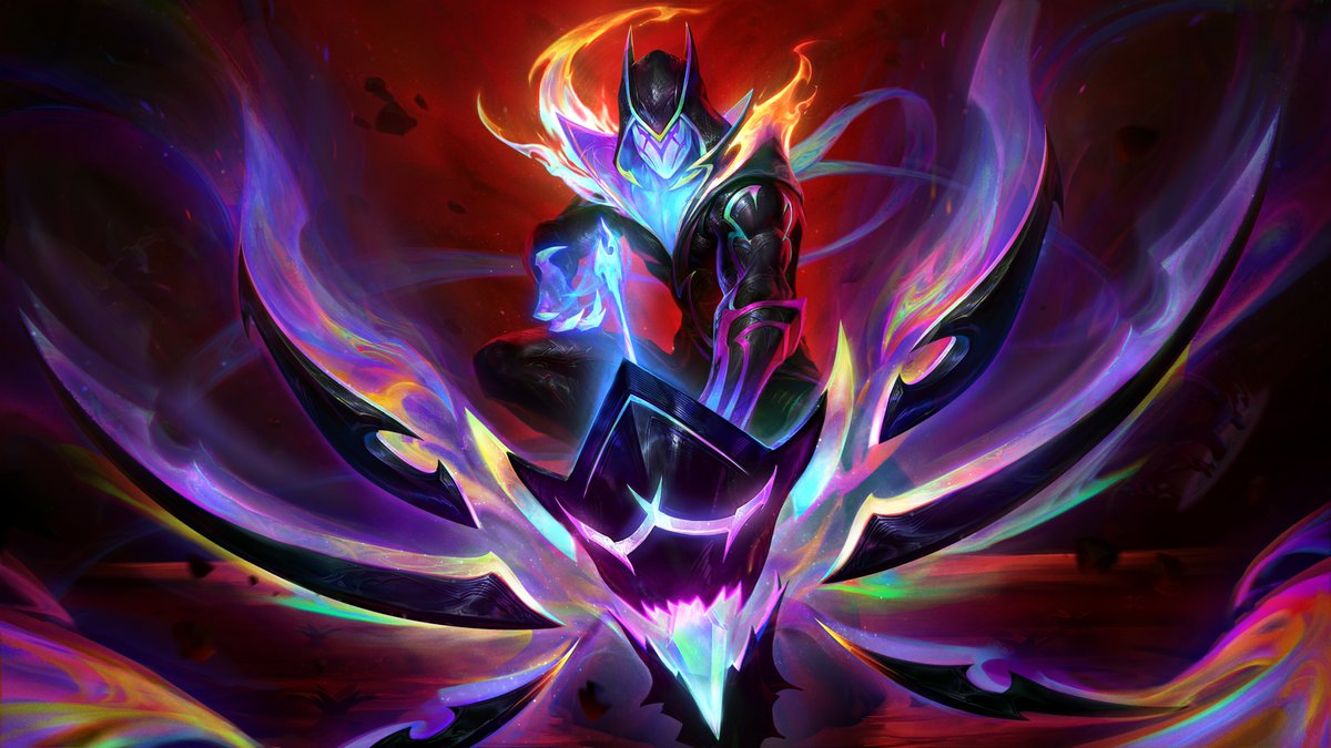 JumaraloHexCore's tweet photo. Empyrean Varus, Nocturne, Akali &amp; Prestige Empyrean Kayle SplashArts https://t.co/NNJKbXXqYB