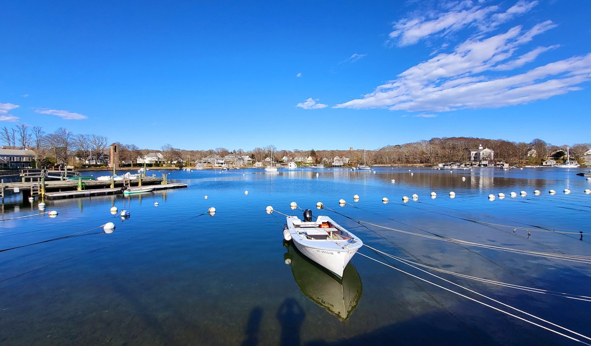 Eel Pond in Woods Hole, #CapeCod.