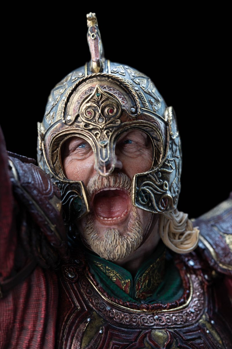 The hour is approaching. Tomorrow, pre-orders go live for this exquisite piece and numbers are strictly limited, so set your alarms and don’t miss out. wetanz.com/king-theoden-o… #WētāWorkshop #LOTR #Collectibles