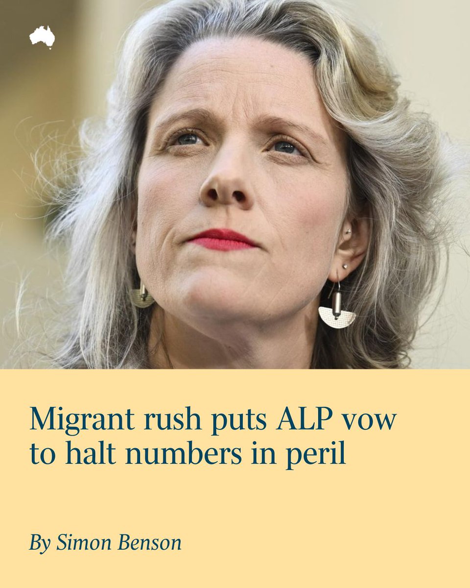 The number of net permanent and long-term arrivals in Australia has hit a monthly record of more than 100,000, as Labor faces pressure over its pledge to halve migration numbers by July amid the escalating national housing shortage. Read more: bit.ly/4aXFUhW