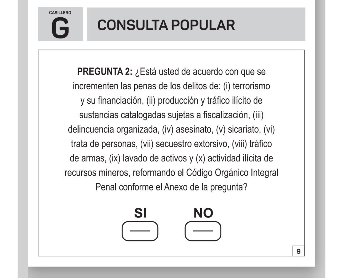 Sin que se pongan bravos, quiero saber porque dicen que hay que votar NO en esta pregunta. Sin que se pongan histéricos, solo de verdad me da curiosidad y quiero saber opiniones diferentes, personalmente no le encuentro x donde sería un no pero quiero saber q se me está escapando
