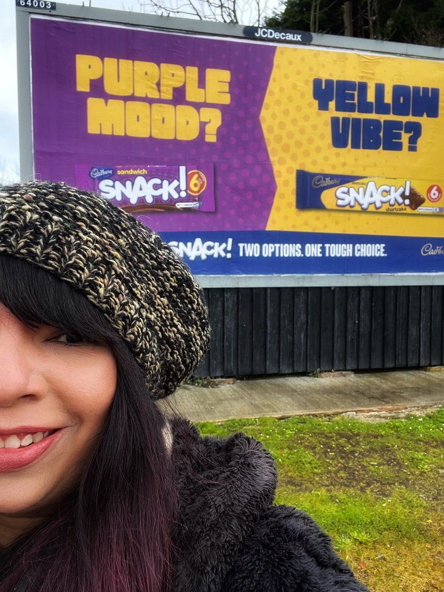 I think Cadbury Snack! are secretly telling you to go for change 😄 I’m definitely in a purple mood feeling a yellow vibe 💜💛 @SligoLeitrimSDs @SocDems