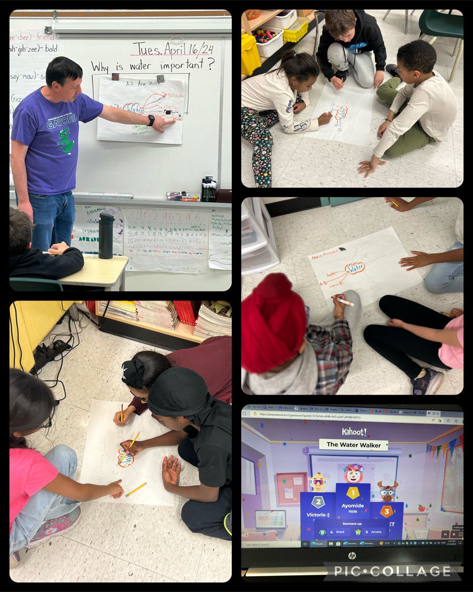 Team teaching with Mr. Co’Dyre! We talked about the importance of water. What happens when it’s polluted &amp; why some communities still don’t have access to clean drinking water. A great discussion &amp; example of social justice. Well done D3! 💪🏻 <a href="/grenobleps/">Grenoble PS</a> <a href="/PeelSchools/">Peel District School Board</a>