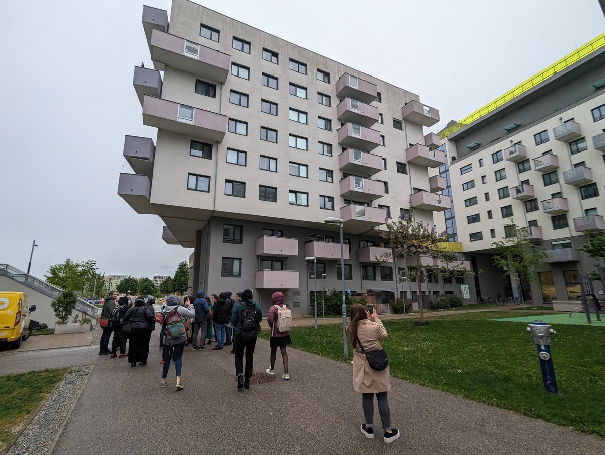 powerswitchact's tweet photo. 🌱 DAY 1 IN VIENNA: We made it! We’re here with organizers &amp; elected leaders from across the US to learn more about social housing (which means permanently affordable, community-owned, and publicly funded).

Our first day was super busy — here’s what we learned &amp; did together 🧵 https://t.co/bHn1z2G7w9