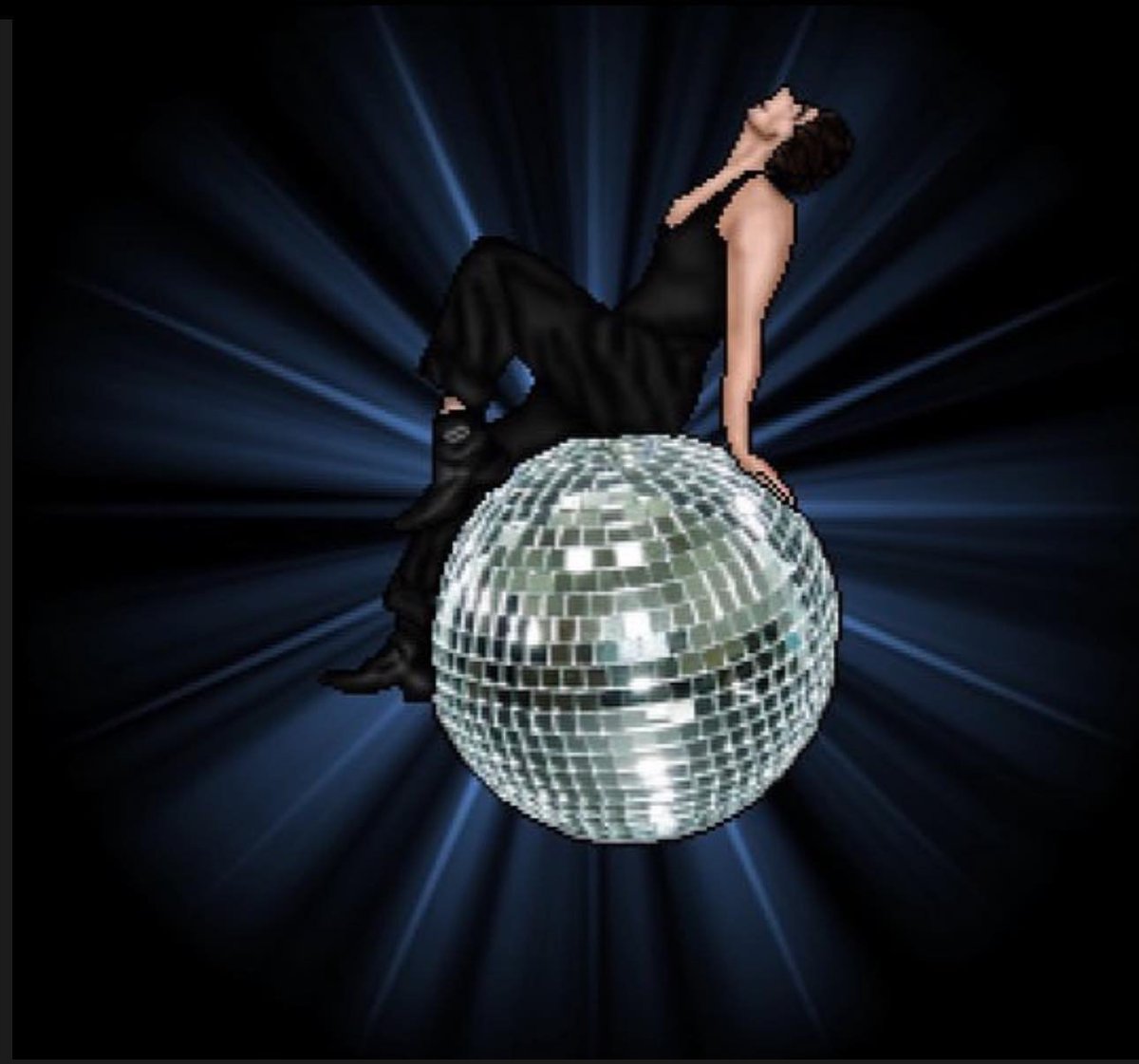 MIDNIGHT SKY!🪩   NEW COVER OUT NOW! 
I feel very happy to bring this cover to life, I didn't like it and I decided to redo it again. 

 This album was inspired by the 80's.

2024 cover / 2020 cover