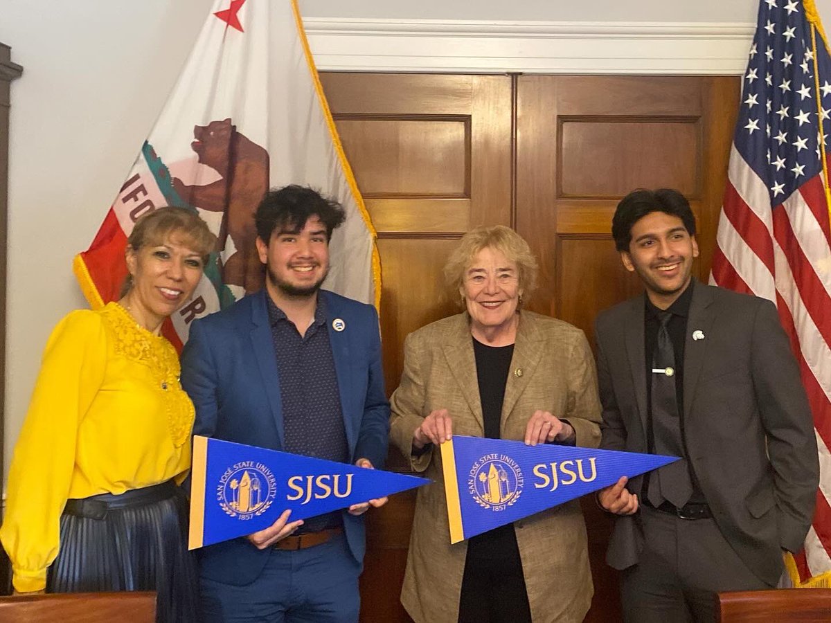 I learned more about plans to expand affordable student housing options from @SJSU President Cynthia Teniente-Matson. Accessibility & inclusion matters deeply to both of us. It was also great to meet & speak w/local students about how Congress can best support their education.