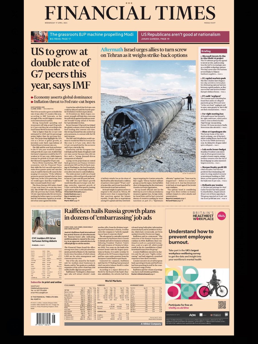 The IMF predicts very strong US growth this year of 2.7% - double that of other G7 countries. This is good news for a beleaguered Biden administration. The economy always matters in US elections. But will 2024 prove the exception to the rule?