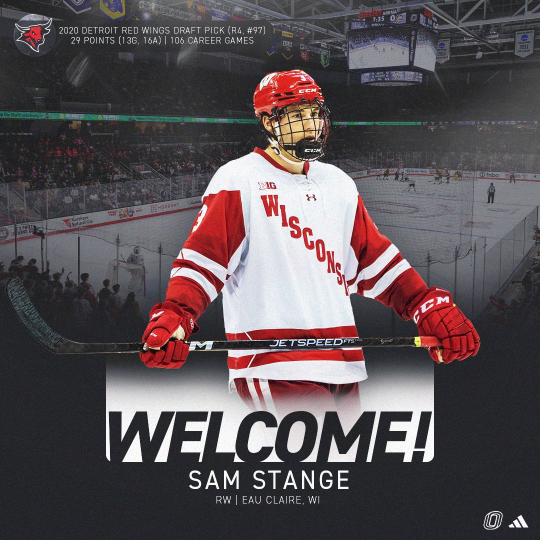 The Mavericks have added Detroit Red Wings draft pick and former Wisconsin forward Sam Stange to the 2024-25 roster.

Playing in 106 career games for the Badgers, he totaled 13 goals &amp; 16 assists for 29 points!

📰: bit.ly/StangetoOmaha

Join us in welcoming Sam to the