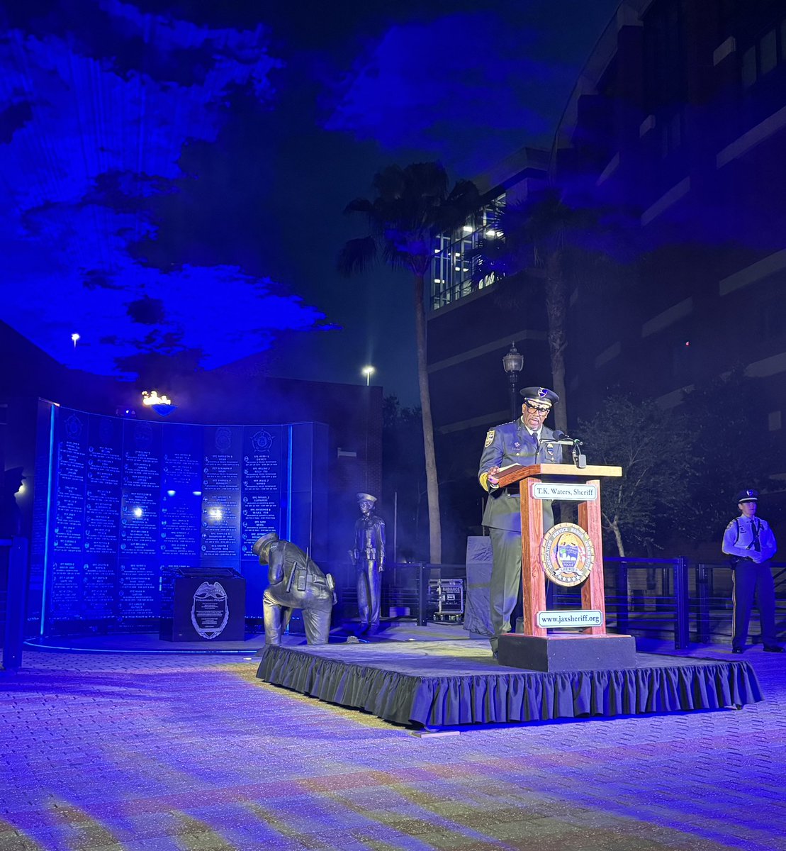 Last night we held our annual Police Memorial Service to honor the brave men and women who gave the ultimate sacrifice in service to their community. May they never be forgotten.