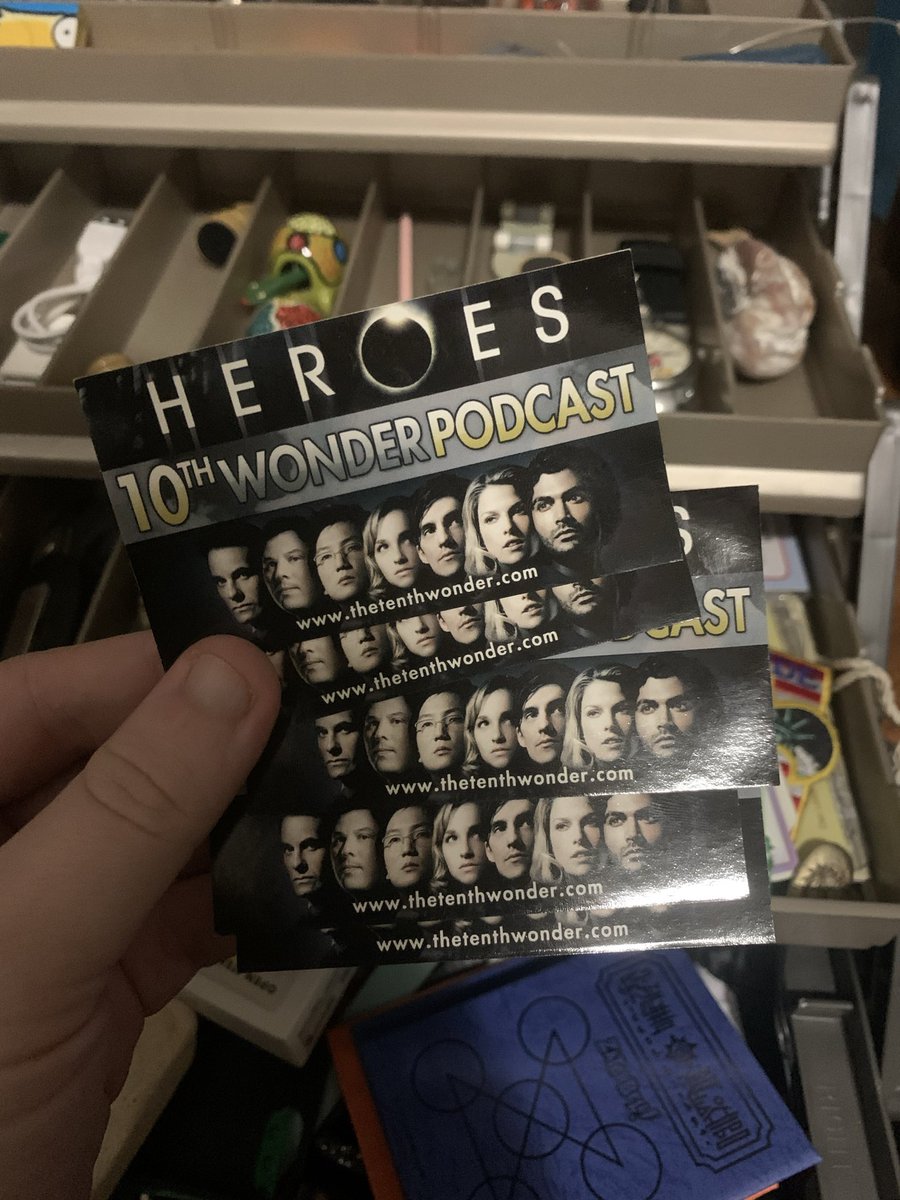 KindKing01's tweet photo. I knew I kept these for a reason…. @heroespodcast https://t.co/wu2NxZMDx2