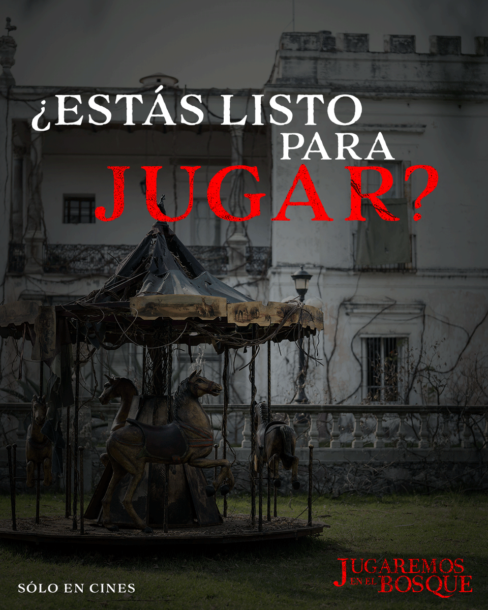 No caigas en su juego. #JugaremosEnElBosque, 1 de mayo, sólo en cines.