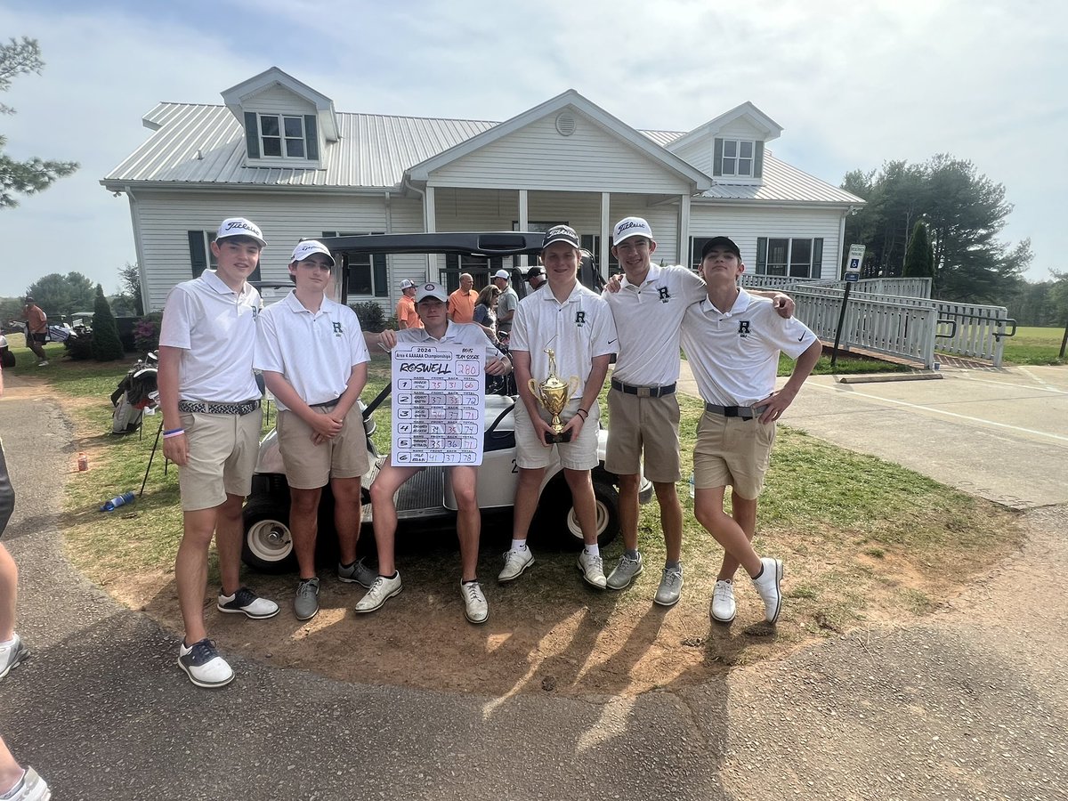 Congratulations to @RoswellMensGolf on advancing to State!!!