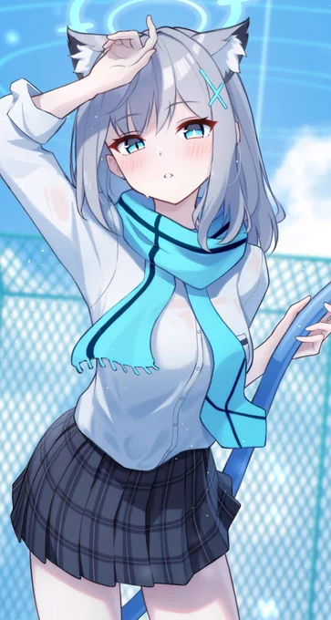 アニメOPのシロコ、最高…#ブルアカ 