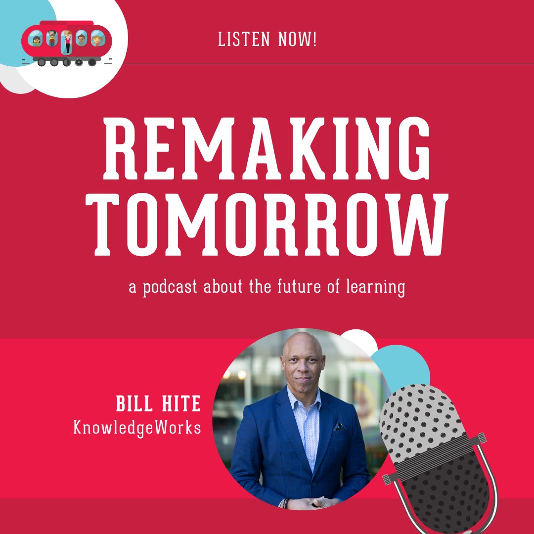 📢 NEW #podcast! Listen along as @RyanRydzewski and I talk with Dr. Hite, CEO of @knowledgeworks and former superintendent of @PHLschools, about education and future of learning. 🎧 remakelearning.org/remaking-tomor…