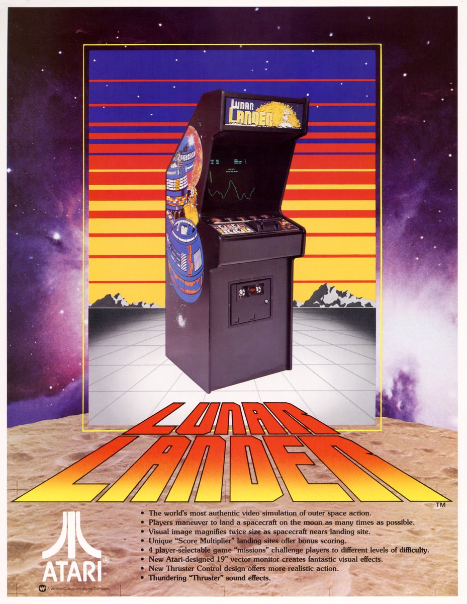 Have you ever played the original Lunar Lander? 🚀