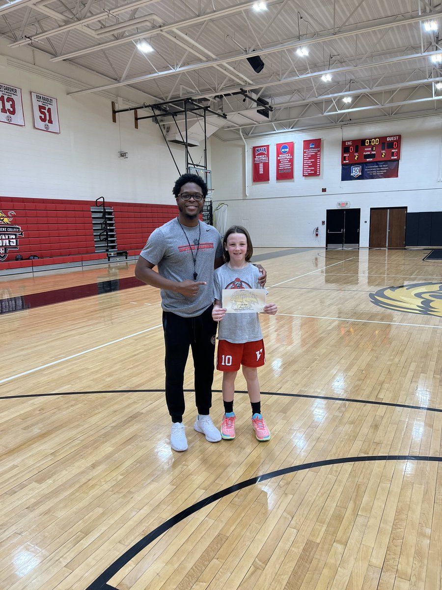 ENCMBB's tweet image. Day 1 At ENC Youth Clinic!