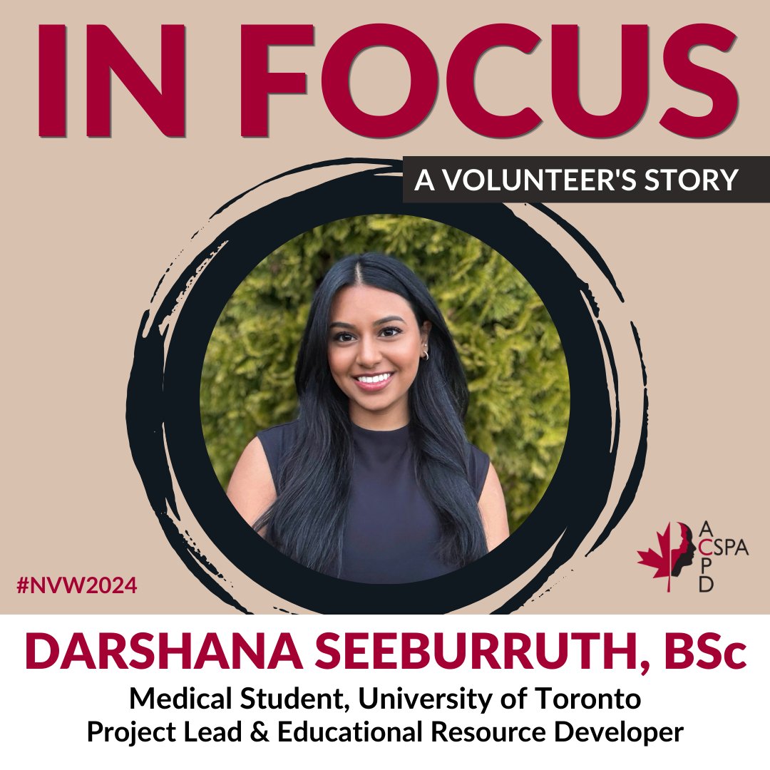 We salute all volunteers during National Volunteer Week. Read about Darshana’s experiences and the many ways CSPA volunteers contribute their talents: ow.ly/ukCL50RhE93 #NVW2024 #EveryMomentMatters