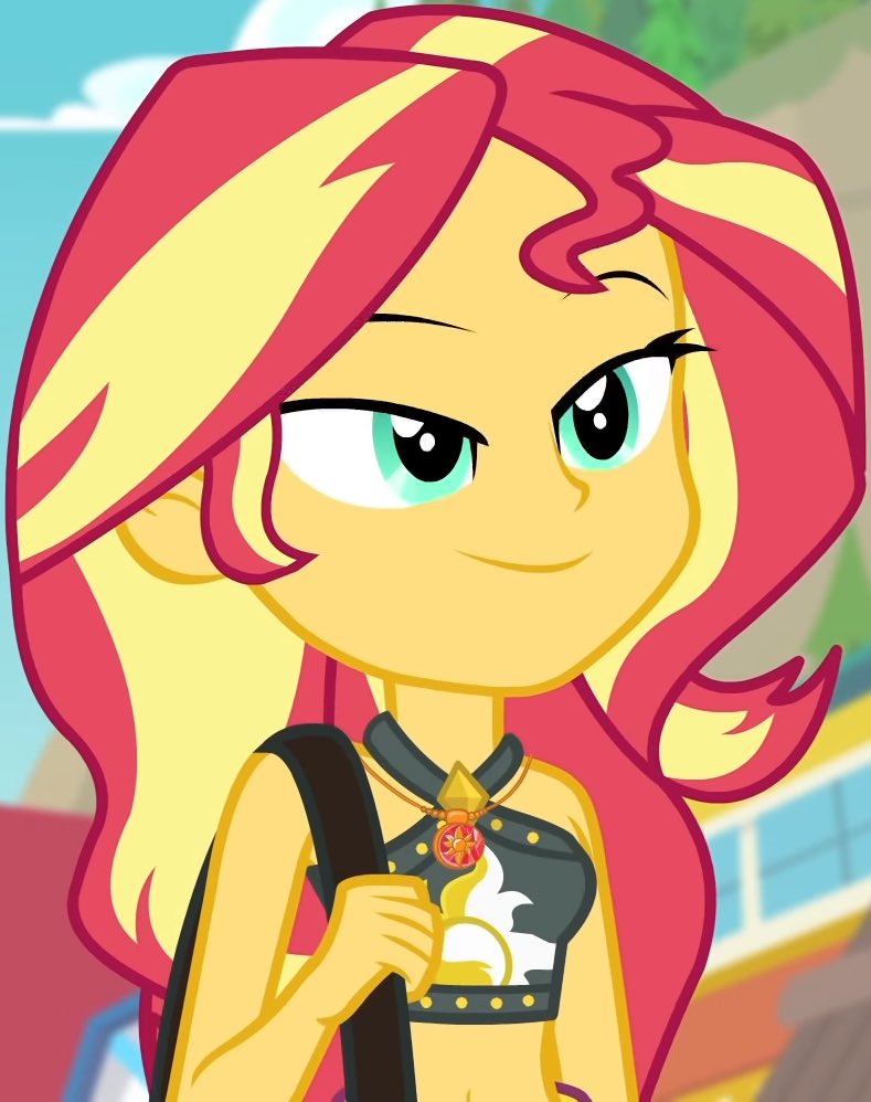 Erica Lindbeck would make a perfect voice for Sunset Shimmer.