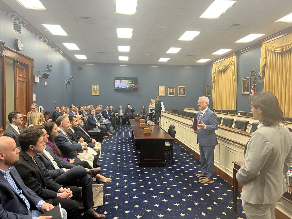 RepMarkAlford's tweet photo. It was an honor today to express my support to Native Americans in small business.

@Navancio, Native American-owned government contracting business, is a fantastic example of what the @HouseSmallBiz's Indian Small Business Economic Enterprise (ISBEE) program can do. https://t.co/Yhruh11UOR