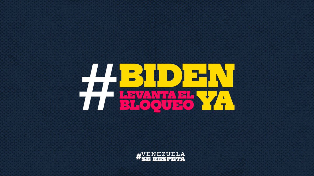 Las Medidas Coercitivas Unilaterales son un crimen de lesa humanidad contra el pueblo venezolano. El mundo debe alzar su voz contra esta barbarie y dar paso a un nuevo orden global basado en la solidaridad y el respeto a la soberanía. @CancilleriaVE #BidenLevantaElBloqueoYA