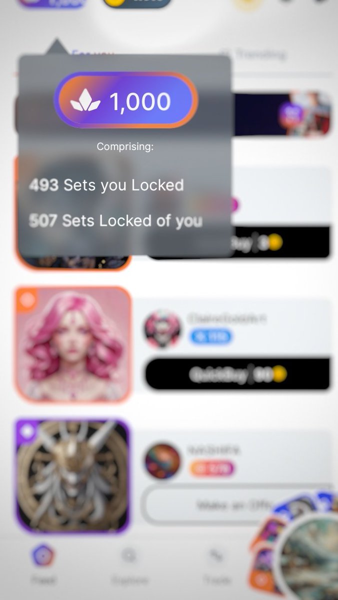 KxmxLane's tweet photo. Just hit 1,000 lock sets on @RevelXyz  appreciate everyone that has collected and traded with me. Shout out to the revel community. If you haven't signed up come create, earn and trade at revel add me @KxMxLaneArtist 
#revel #digitaltradingcards #tradingcards #revelxyz #newpacks https://t.co/9xDYHunlfD