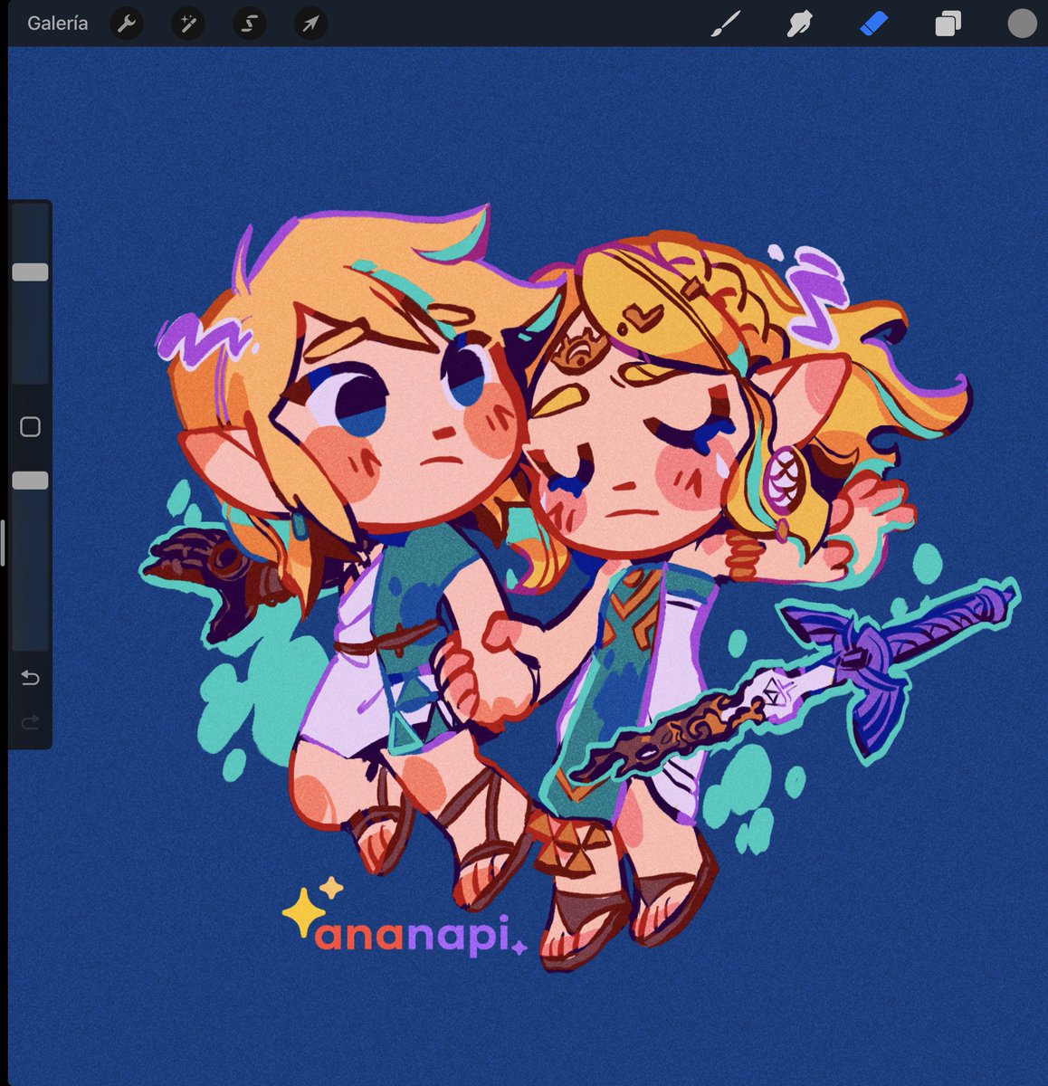 Zelda and Link 🩵