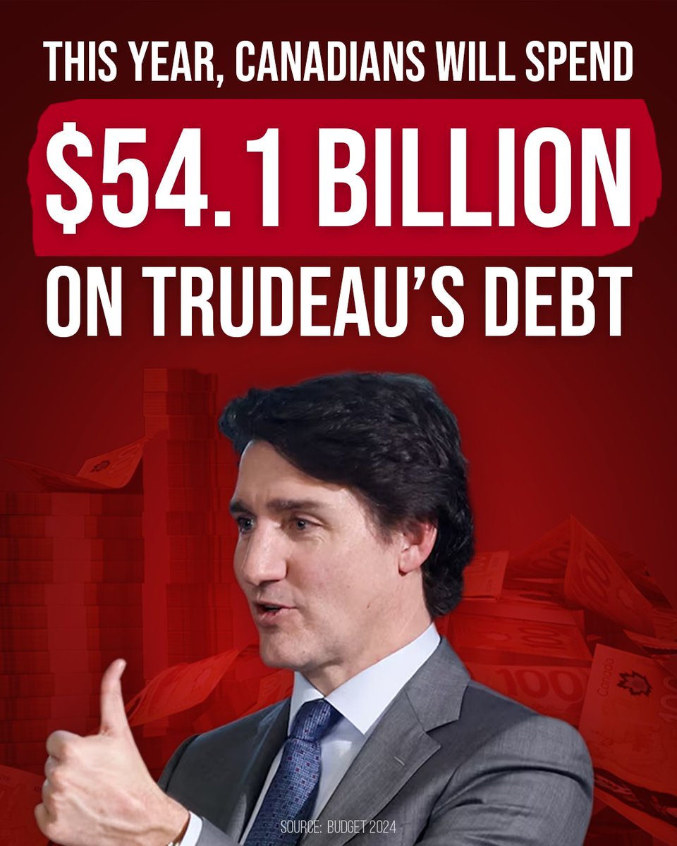 Trudeau will spend more on interest costs than on health care. More money for bankers than for nurses. He’s not worth the cost.