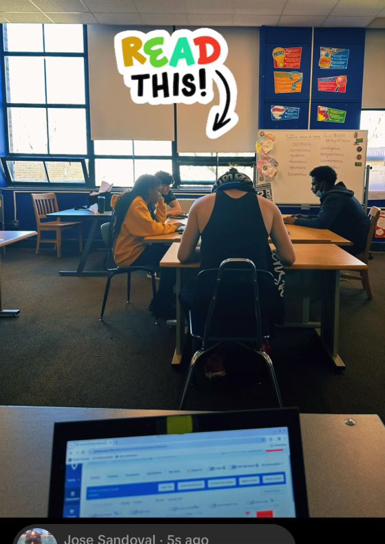 kklukas1's tweet photo. Students are working on a group research presentation for autism awareness month ❤️💙💛 I love watching the collaboration between students! Jose Sandoval @DrNavarre @DrJLAnderson #AutismAwareness #AutismAcceptanceMonth #AutismAwarenessMonth https://t.co/30SDHLYh9s