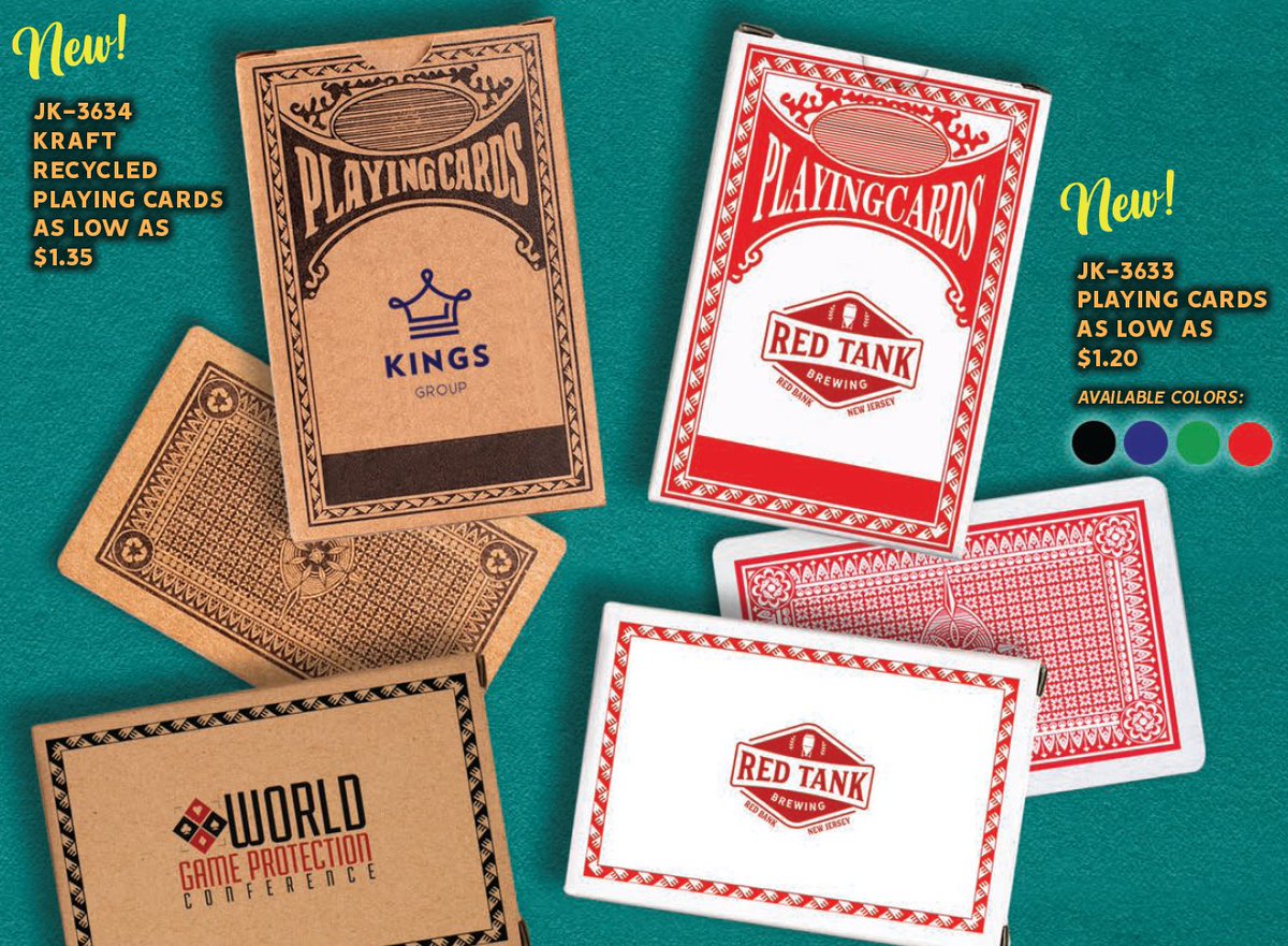 Unique Promo Product: A deck of cards! Contact us to see what your logo would look like on a deck, today!

#PromoProducts #Swag #EventPlanning #CompanyGear #YourLogoHere #SmallBusiness #CorporateGifts #Tradeshow #fyp