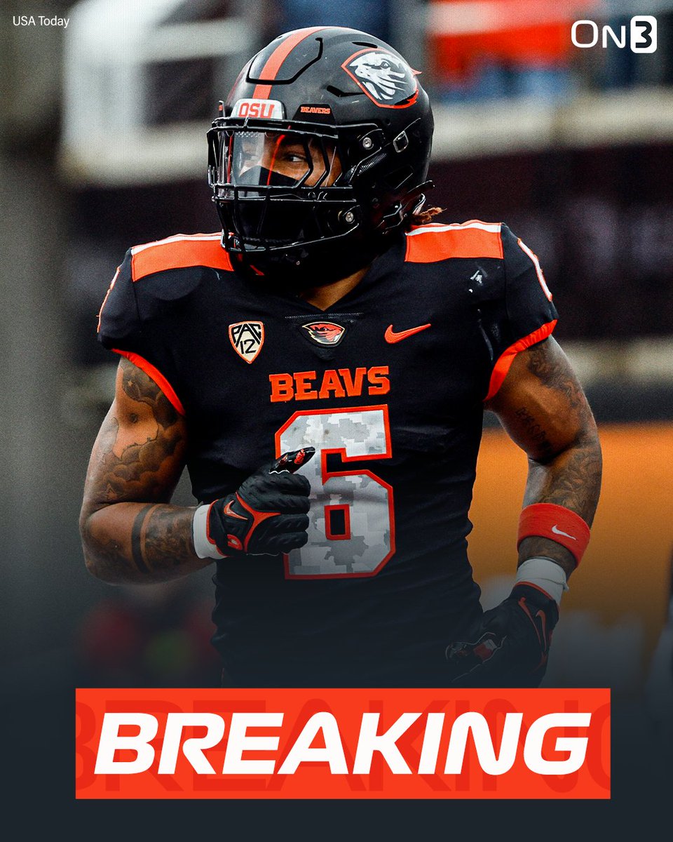 NEWS: Oregon State RB Damien Martinez has officially entered the NCAA Transfer Portal, @PeteNakos_ reports. Martinez reportedly turned down $400k in NIL money to stay in Corvallis, per @PeteThamel💰 on3.com/transfer-porta…